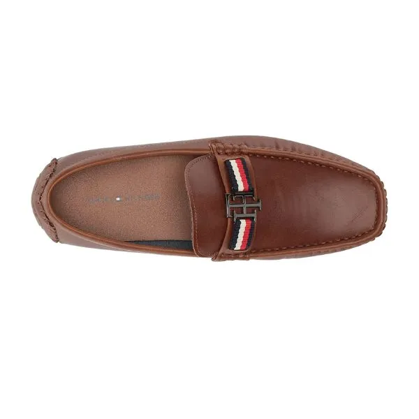 Giày Lười Nam Tommy Hilfiger Atino Driving Style Loafer Màu Nâu Size 7 - Giày - Vua Hàng Hiệu