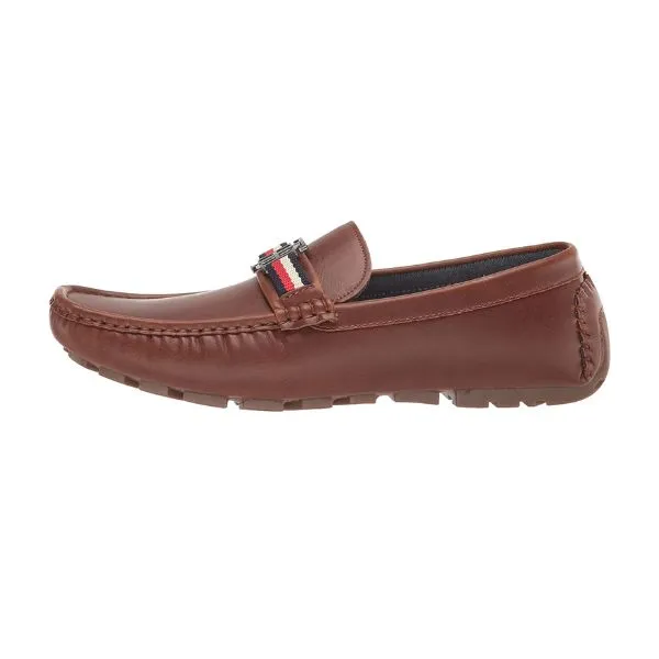 Giày Lười Nam Tommy Hilfiger Atino Driving Style Loafer Màu Nâu Size 7 - Giày - Vua Hàng Hiệu