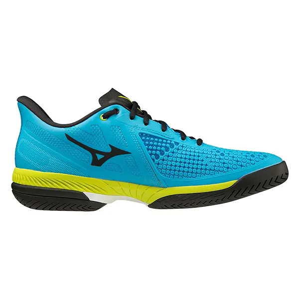 Giày Tennis/Pickleball Mizuno Wave Exceed Tour 5 Màu Xanh Phối Vàng Size 42.5 L - Pickleball - Vua Hàng Hiệu