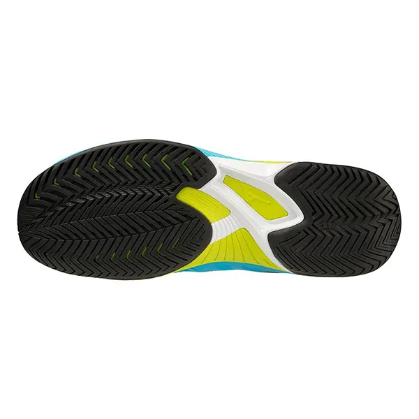 Giày Tennis/Pickleball Mizuno Wave Exceed Tour 5 Màu Xanh Phối Vàng Size 42.5 L - Pickleball - Vua Hàng Hiệu