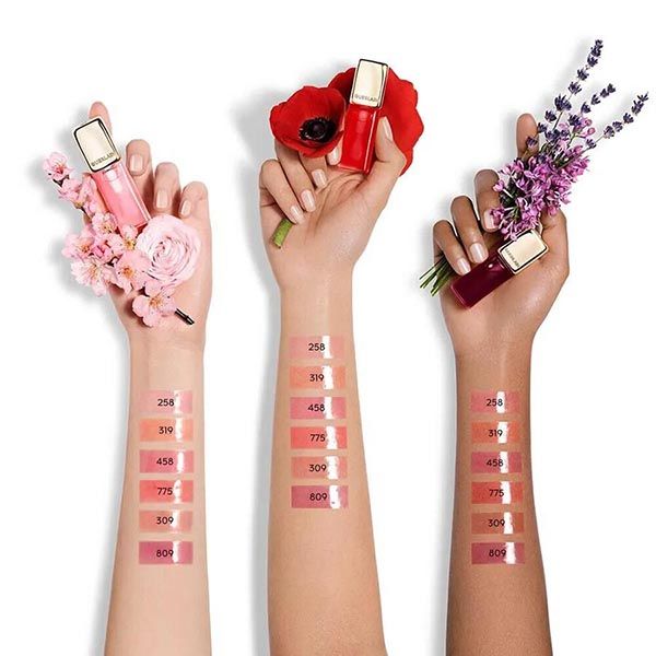 Son Dưỡng Guerlain Kisskiss Bee Glow Oil 309 Honey Glow Màu Hồng Đào 9.5ml - Son Môi - Vua Hàng Hiệu