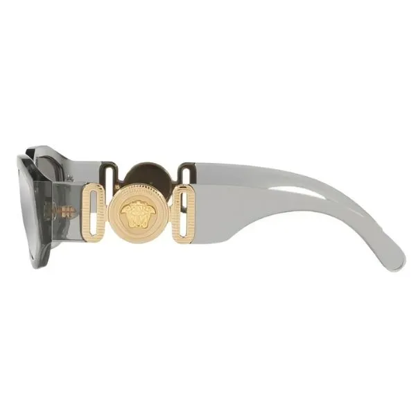 Kính Mát Unisex Versace Medusa Biggie Sunglasses O4361-O3116G53-ONUL Màu Xám - Kính mắt - Vua Hàng Hiệu