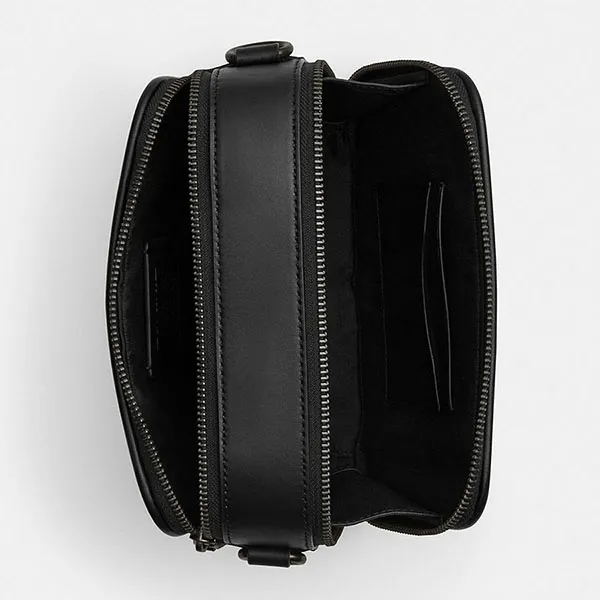 Túi Đeo Chéo Nam Coach Wyatt Crossbody Bag In Signature Canvas CW365 Màu Đen - Túi xách - Vua Hàng Hiệu