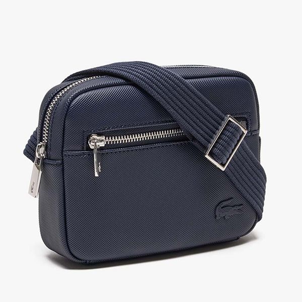 Túi Đeo Chéo Nam Lacoste Classic NH4588HC 021 Bag Màu Xanh Navy L - Túi xách - Vua Hàng Hiệu