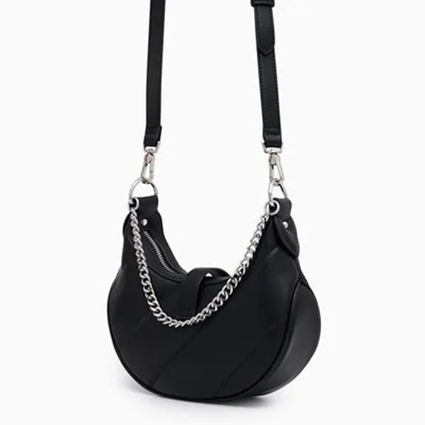 Túi Đeo Chéo Nữ Lyn Amelia Mini Crossbody Bag Black LL24FBF328 Màu Đen - Túi xách - Vua Hàng Hiệu