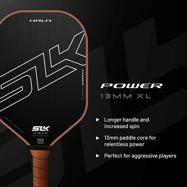 Vợt Pickleball Selkirk Halo Control XL 13mm Brown Màu Đen Nâu - Pickleball - Vua Hàng Hiệu