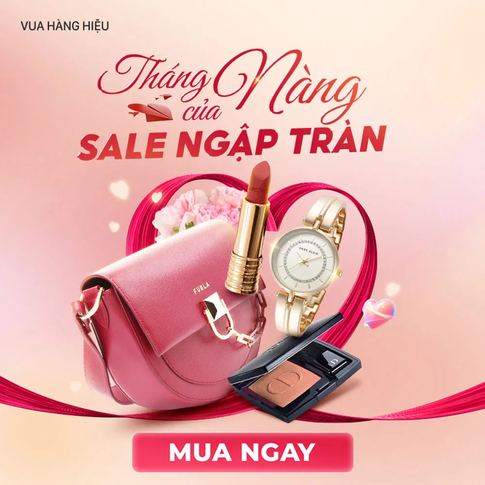 Vua Hàng Hiệu 20/10: Tháng của nàng sale sập sàn, tung voucher tới 159K