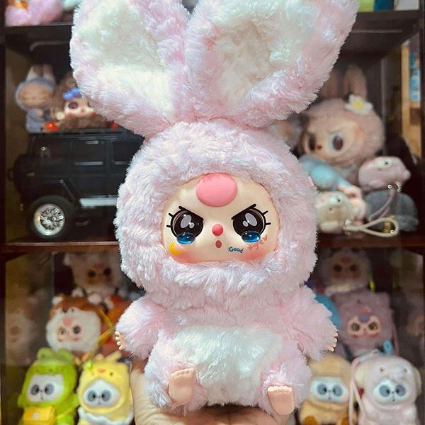 Búp Bê Baby Three Chinese Zodiac Plush Doll Blind Box Mặt Dâu Màu Hồng - Đồ chơi mô hình - Vua Hàng Hiệu