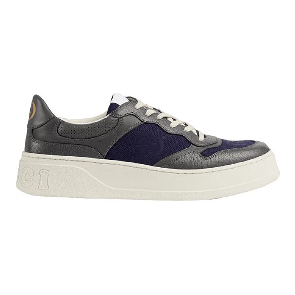 Giày Sneaker Gucci Lace-Up 726543 Màu Xanh Navy Phối Xám Size 7 - Giày - Vua Hàng Hiệu