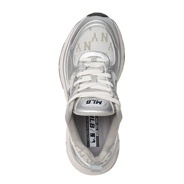Giày Thể Thao MLB Fastball Classic Monogram New York Yankees 3ARNFSB4N-50SIS Màu Bạc Size 240 - Giày - Vua Hàng Hiệu