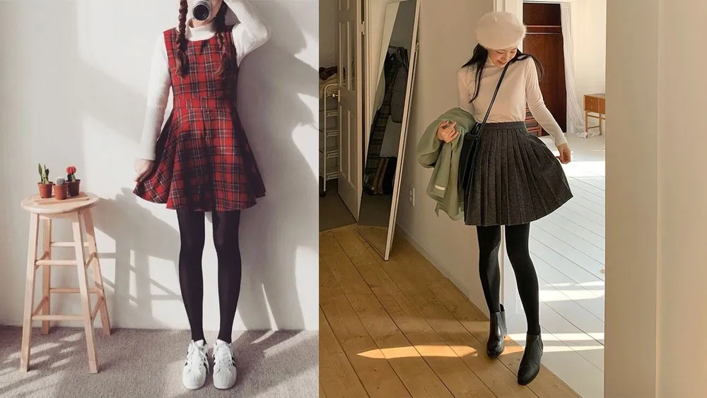 Chọn quần tất mặc váy mùa đông như thế nào? Các loại quần tất phổ biến