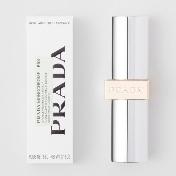 Son Lì Prada Monochrome Hyper Matte Lipstick P58 Tamaris Màu Hồng Đất - Son Môi - Vua Hàng Hiệu