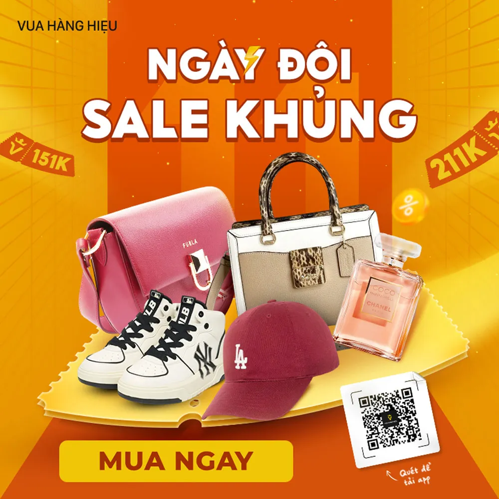 Vua Hàng Hiệu sale 11/11: Tung triệu deal hời, voucher giảm tới 211K