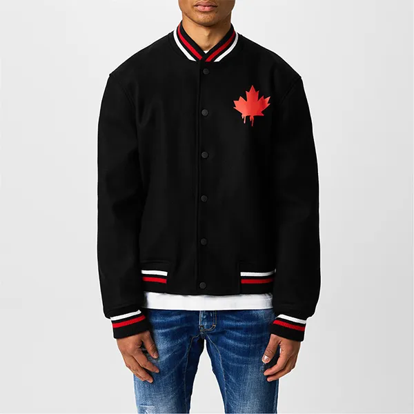 Áo Khoác Nam Dsquared2 Logo Varsity Jacket S71AB0507 S53003 900 Màu Đen Size 44 - Thời trang - Vua Hàng Hiệu