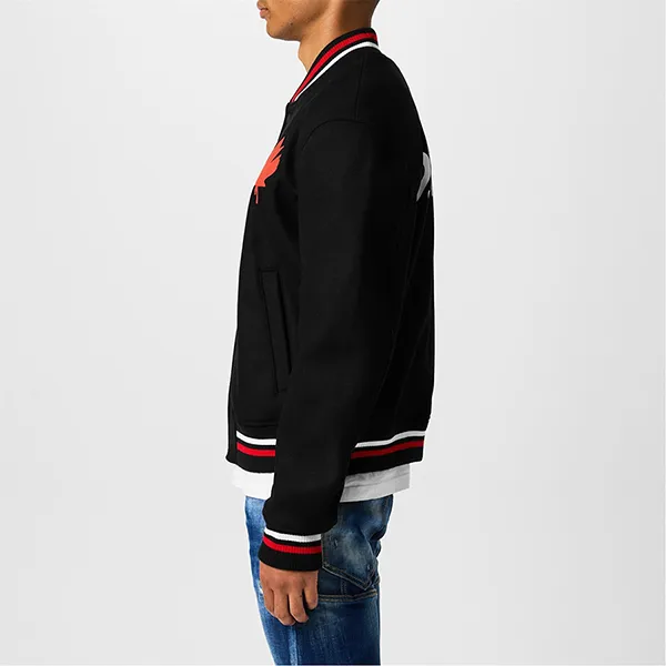 Áo Khoác Nam Dsquared2 Logo Varsity Jacket S71AB0507 S53003 900 Màu Đen Size 44 - Thời trang - Vua Hàng Hiệu