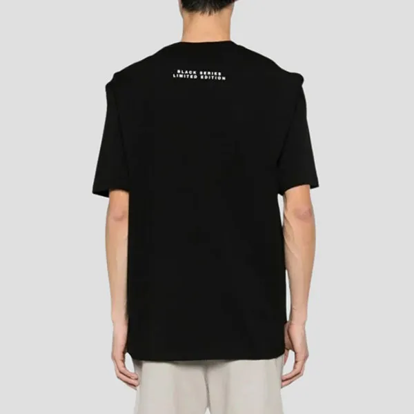 Áo Phông Nam Ih Nom Uh Nit Black With Face Printed - NUS24295009 Tshirt Màu Đen Size XS - Thời trang - Vua Hàng Hiệu