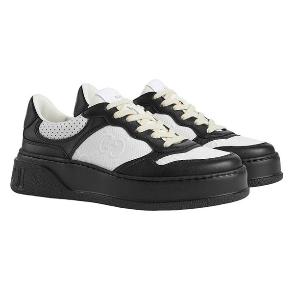 Giày Sneaker Nam Gucci GG Embossed White Black 669582 AAA4T 1068 Màu Đen Trắng Size 6 - Giày - Vua Hàng Hiệu