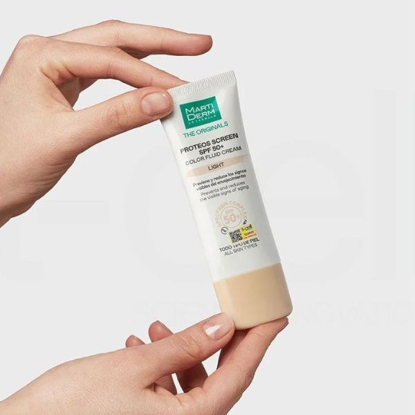 Kem Chống Nắng MartiDerm The Originals Proteos Screen SPF50+ Color Fluid Cream 40ml C_NNQ - Kem chống nắng - Vua Hàng Hiệu