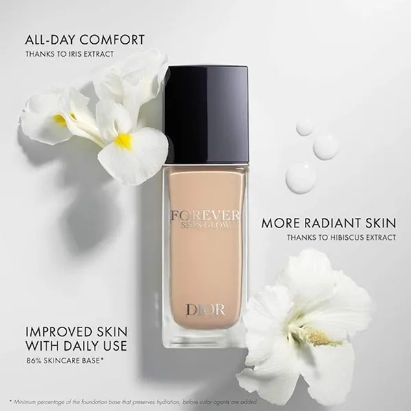 Kem Nền Dior Forever Skin Glow SPF20 Tone 1W 30ml - Trang điểm - Vua Hàng Hiệu