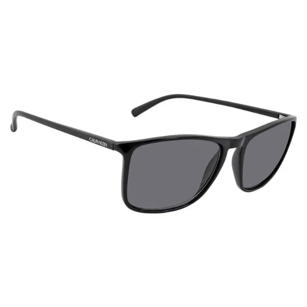 Kính Mát Nam Calvin Klein CK Grey Rectangular Sunglasses CK20524S 001 57 Màu Xám Đen - Kính mắt - Vua Hàng Hiệu
