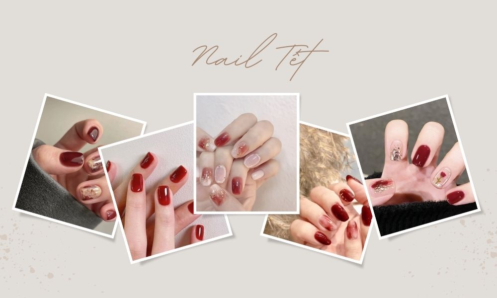 Top 50+ mẫu nail Tết màu đỏ đẹp, dẫn đầu xu hướng năm nay - 2