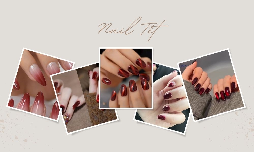 Top 50+ mẫu nail Tết màu đỏ đẹp, dẫn đầu xu hướng năm nay - 4