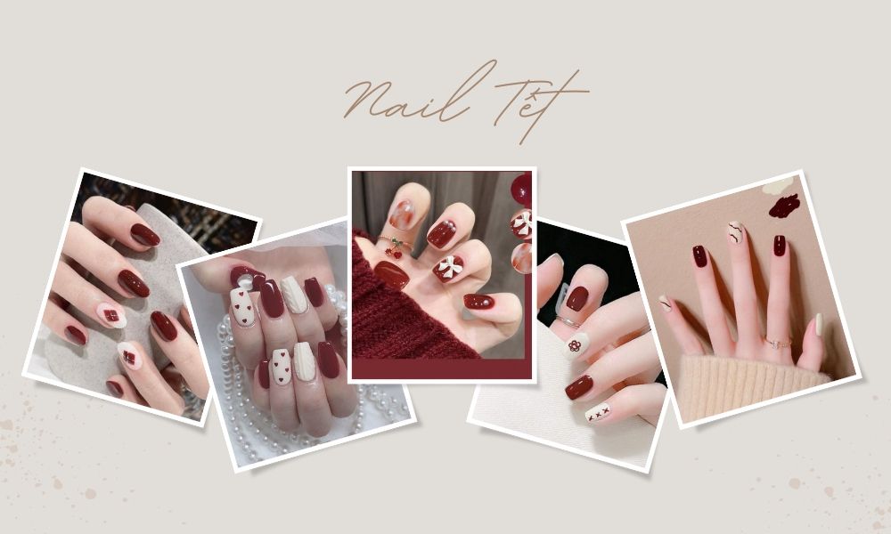 Top 50+ mẫu nail Tết màu đỏ đẹp, dẫn đầu xu hướng năm nay - 7