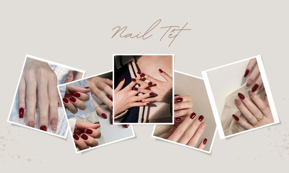 Top 50+ mẫu nail Tết màu đỏ đẹp, dẫn đầu xu hướng năm nay - 8