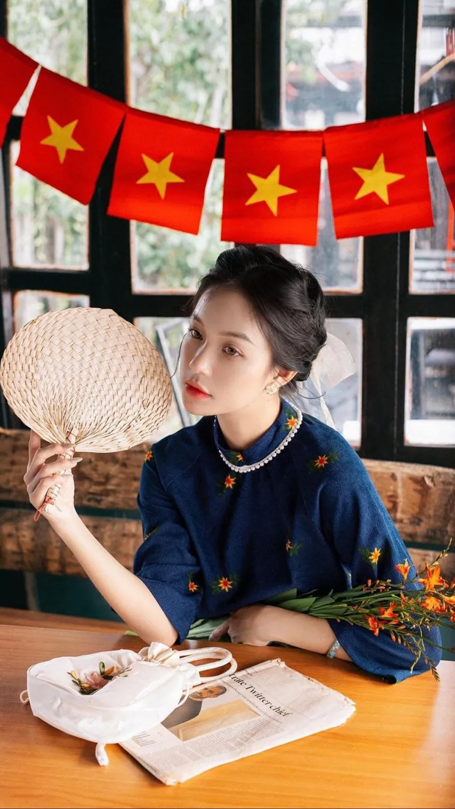 Top 14 kiểu búi tóc mặc áo dài Tết đẹp như nàng thơ