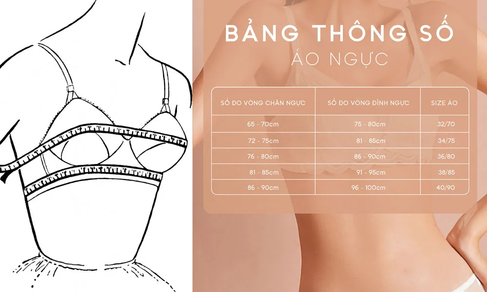 Bust là gì? Hướng dẫn cách đo áo ngực chuẩn xác, vừa người