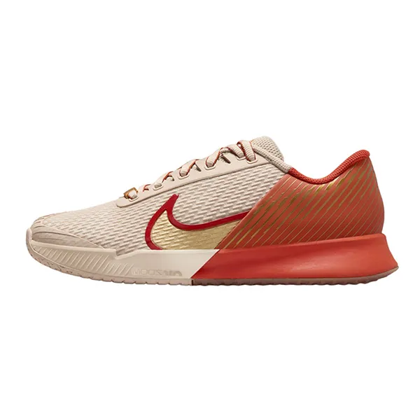 Giày Pickleball Nữ Nike Court Air Zoom Vapor Pro 2 Premium Jaime Paris Collection FB7054-105 Màu Be Đỏ Size 40 - Pickleball - Vua Hàng Hiệu