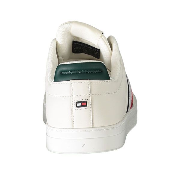 Giày Thể Thao Nam Tommy Hilfiger Sneakers FM0FM05163_BIYBH Màu Trắng Size 41 - Giày - Vua Hàng Hiệu