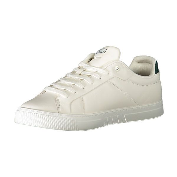 Giày Thể Thao Nam Tommy Hilfiger Sneakers FM0FM05163_BIYBH Màu Trắng Size 41 - Giày - Vua Hàng Hiệu