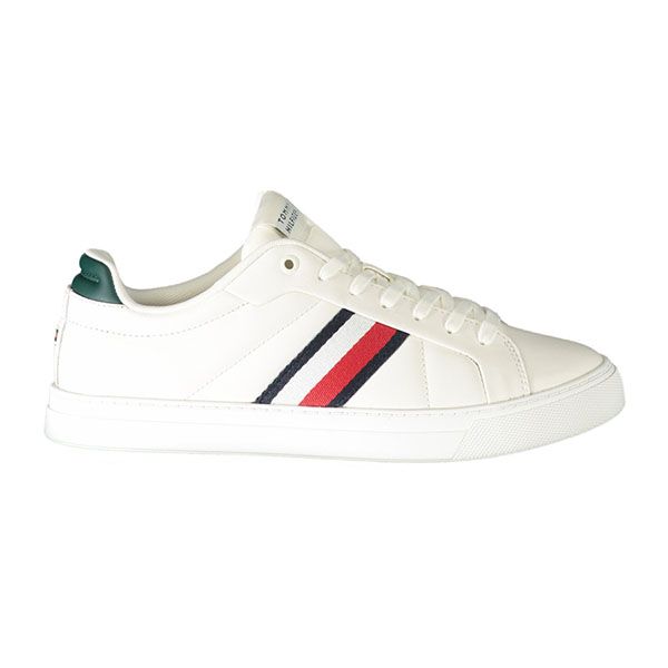 Giày Thể Thao Nam Tommy Hilfiger Sneakers FM0FM05163_BIYBH Màu Trắng Size 41 - Giày - Vua Hàng Hiệu