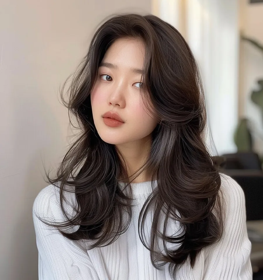 Tóc xoăn sóng nhẹ