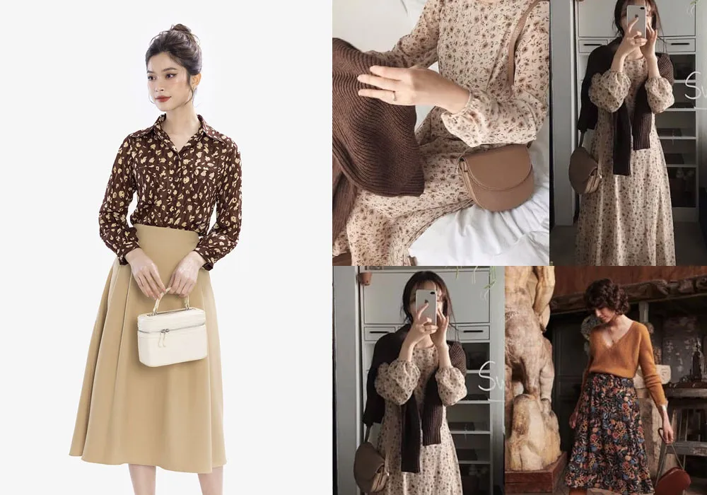 Màu nâu mặc với màu gì? Gợi ý phối đồ với màu nâu đẹp và sang