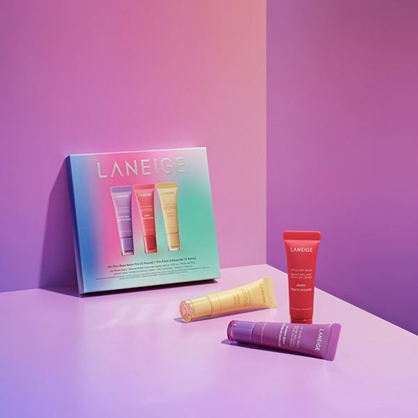 Set 3 Son Dưỡng Laneige On-The-Glow Lip Balm Trio - Son Môi - Vua Hàng Hiệu