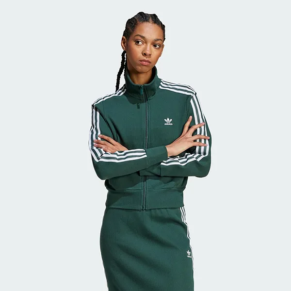 Set Áo Khoác + Chân Váy Nữ Adidas Adicolor Knit Top + Knit Skirt IW3162 / IW3167 Màu Xanh Green Size M (Form Á) - Thời trang - Vua Hàng Hiệu