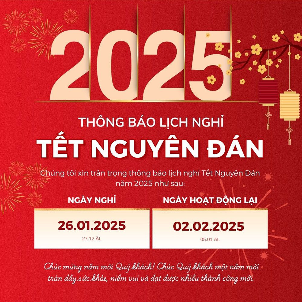 Vua Hàng Hiệu thông báo lịch nghỉ Tết Nguyên Đán 2025 Ất Tỵ - 1