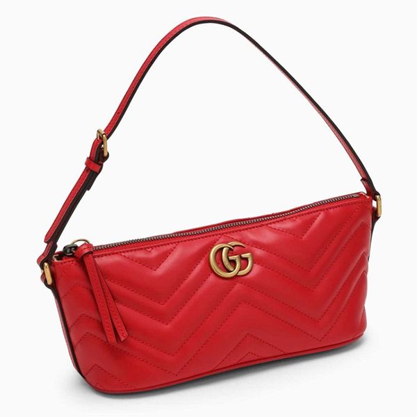 Túi Đeo Vai Nữ Gucci GG Marmont Red Shoulder Bag 739166 AABZB 6832 Màu Đỏ - Túi xách - Vua Hàng Hiệu