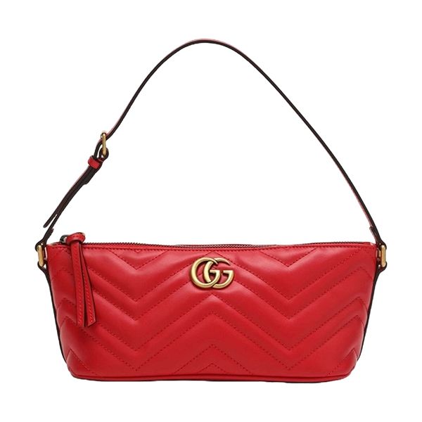 Túi Đeo Vai Nữ Gucci GG Marmont Red Shoulder Bag 739166 AABZB 6832 Màu Đỏ - Túi xách - Vua Hàng Hiệu