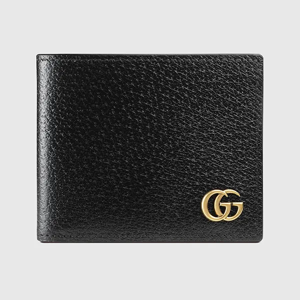 Ví Nam Gucci GG Marmont Bi-Fold Wallet 428726 DJ20T 1000 Màu Đen - Túi xách - Vua Hàng Hiệu