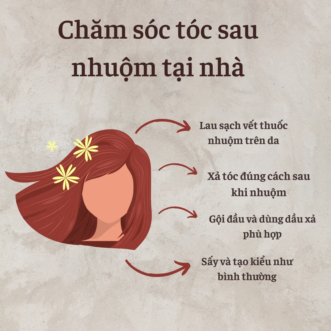 Hướng dẫn nhuộm tóc tại nhà lên màu chuẩn đẹp, đơn giản