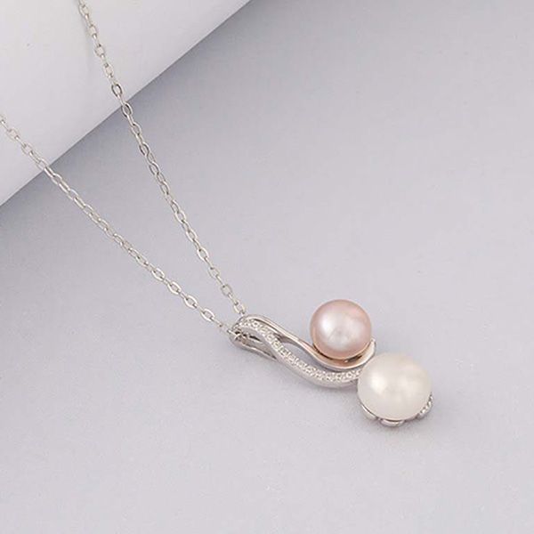 Dây Chuyền Nữ Lili Jewelry Ngọc Trai Hình Chữ S LILI_473261 Màu Bạc - Trang sức - Vua Hàng Hiệu