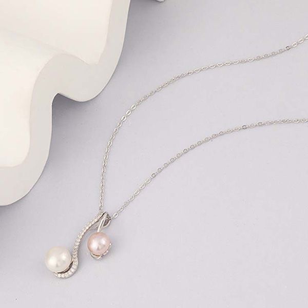 Dây Chuyền Nữ Lili Jewelry Ngọc Trai Hình Chữ S LILI_473261 Màu Bạc - Trang sức - Vua Hàng Hiệu