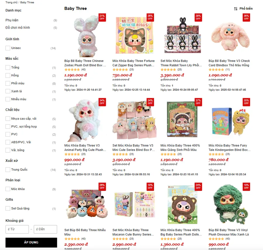 Top 7 địa chỉ mua Baby Three chính hãng tại Hà Nội và Hồ Chí Minh
