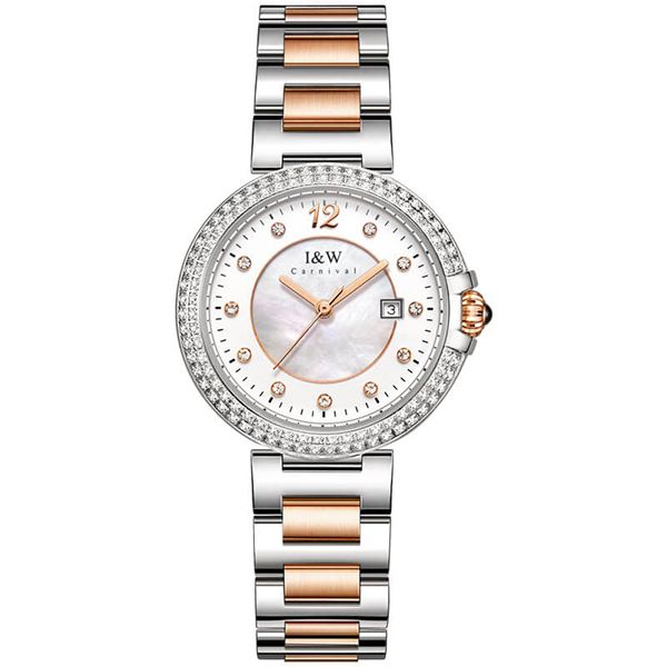 Đồng Hồ Nữ I&W Carnival IW552L-DT – Quartz (IW552L1) Màu Vàng Bạc - Đồng hồ - Vua Hàng Hiệu