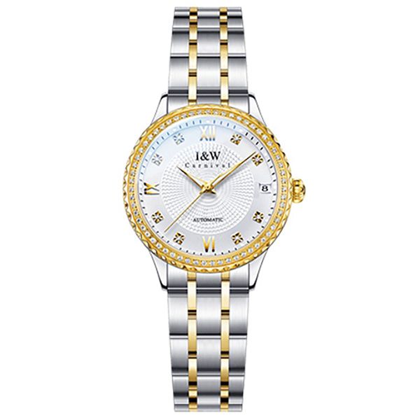 Đồng Hồ Nữ I&W Carnival IW615L-DT – Automatic (IW615L3) Màu Vàng Bạc - Đồng hồ - Vua Hàng Hiệu