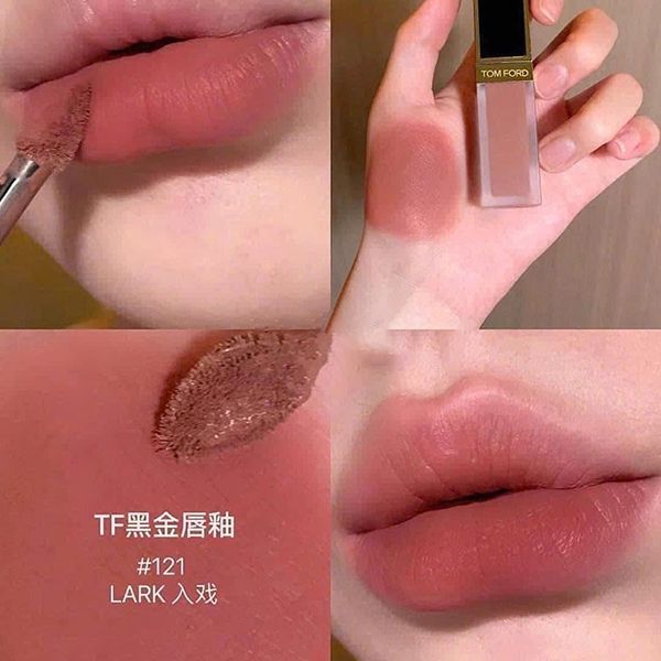 Son Kem Tom Ford Liquid Lip Luxe Matte 121 Lark Màu Hồng Đất - Son Môi - Vua Hàng Hiệu
