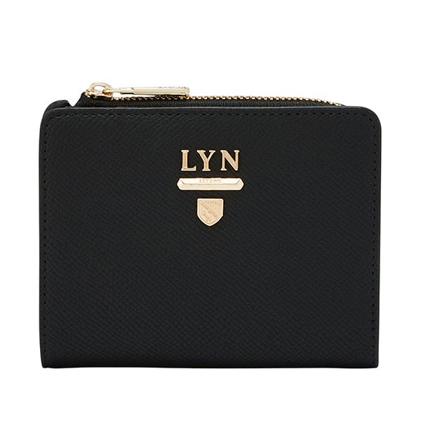Ví Nữ Lyn Double Zip Short Wallet Black LL25CWS803 Màu Đen - Túi xách - Vua Hàng Hiệu